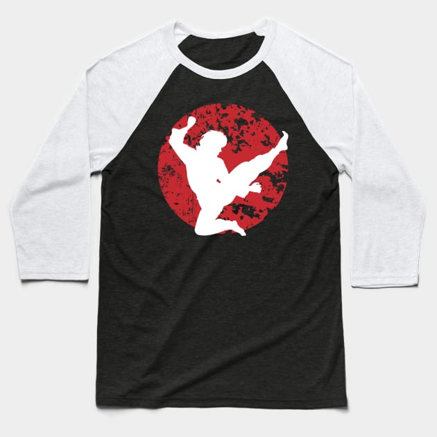 Kung Fu Martial Arts T-Shirt Baseball T-Shirt by TSHIRT PLACE